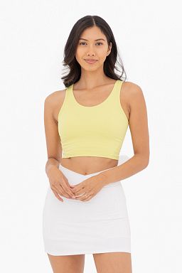 Essential Elongated Sports Bra Dusty lime