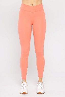 Venice Crossover Waist Leggings Watermelon