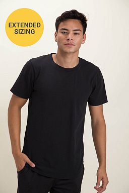 EXTENDED Pima Cotton Breathable Scallop Hem Tee